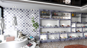 Shop using mosaic tiles
