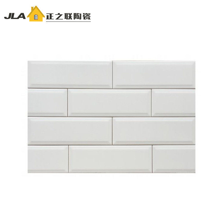 4x12inch Home Depot Bathroom Ceramic Tile Bright White Water Resistant Tile