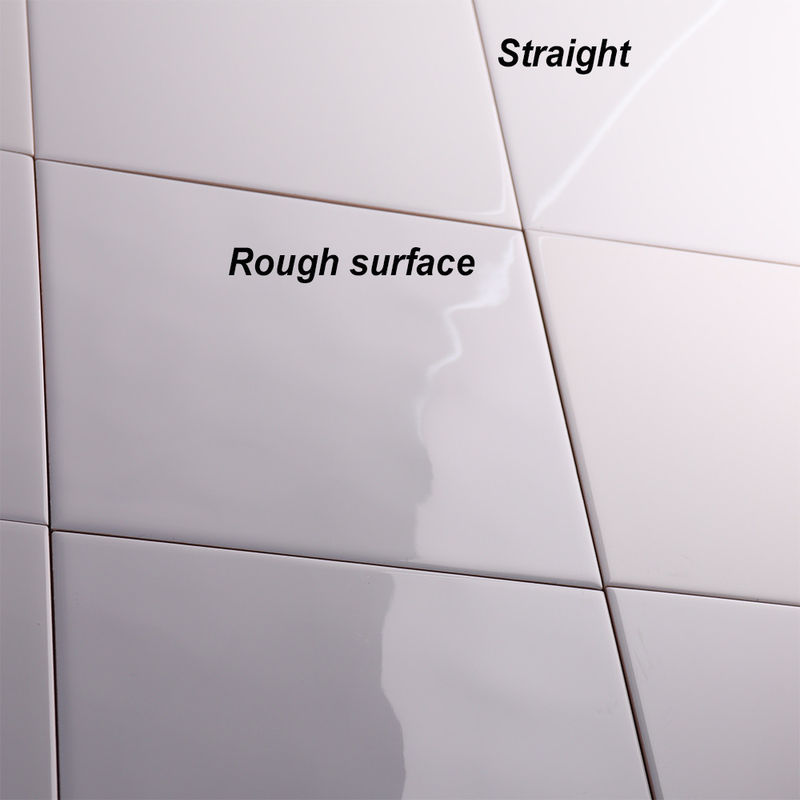 White Horse Non Slip Ceramic Bathroom Floor Tiles 20X20 Wear Resistant