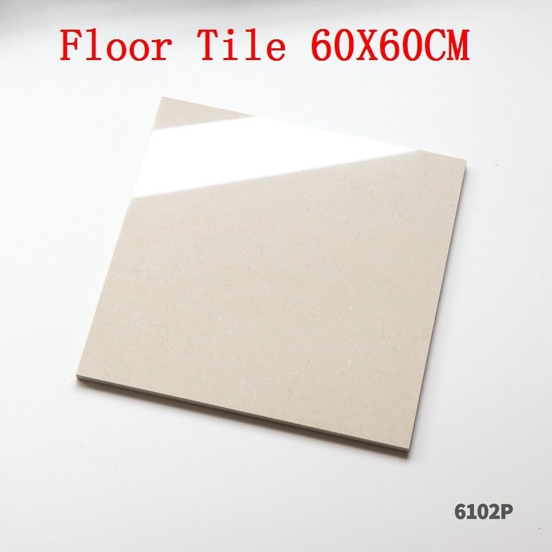 60x60cm Double Loading Glossy / Matt Surface Black White Brown Color Floor Tile