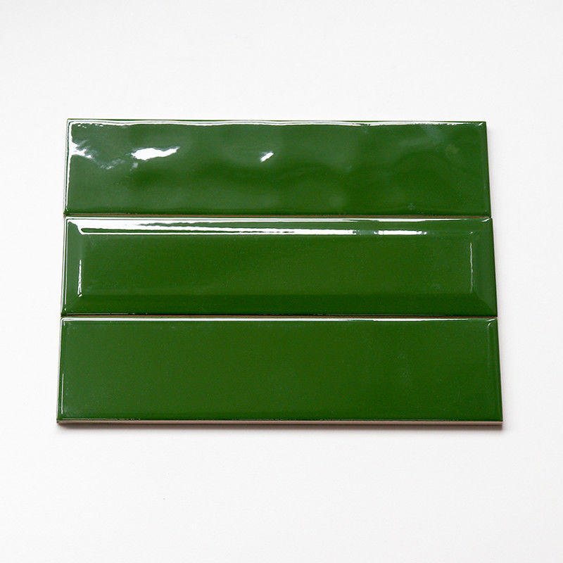 Bathroom glazed decoration ceramic wall tile in green color family