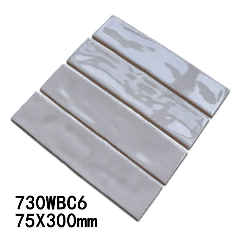 Wall Decoration 3x12 Matt Grey Gloss Ceramic Subway Tiles