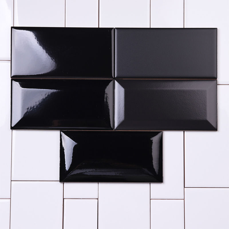 75x150 Ceramic Wall Tiles Glazed Surface Anti Skidding For Herringbone Kitchen