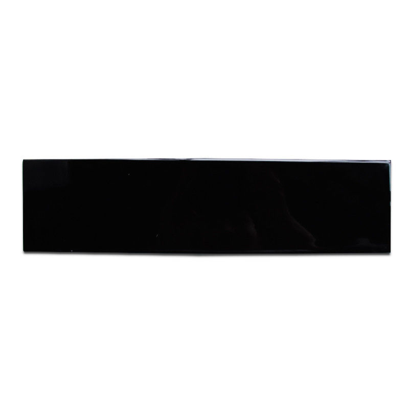 7.5x30cm/ 3*12 Inches Pure Black Color Subway Tile Backsplash For Kitchen / Shower Room Wall Decor