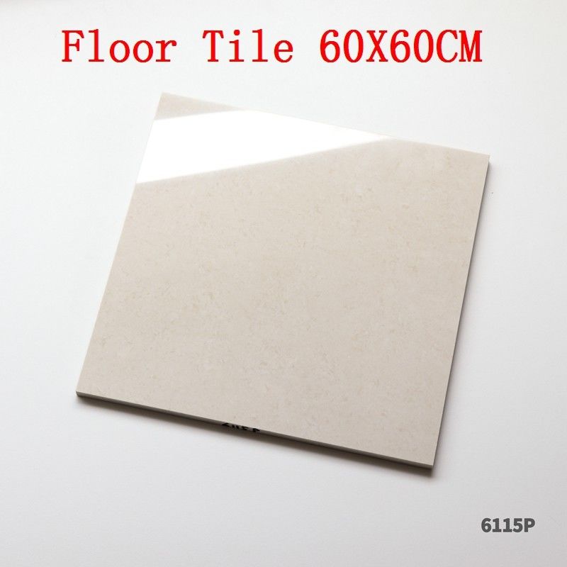 60x60cm Double Loading Glossy / Matt Surface Black White Brown Color Floor Tile