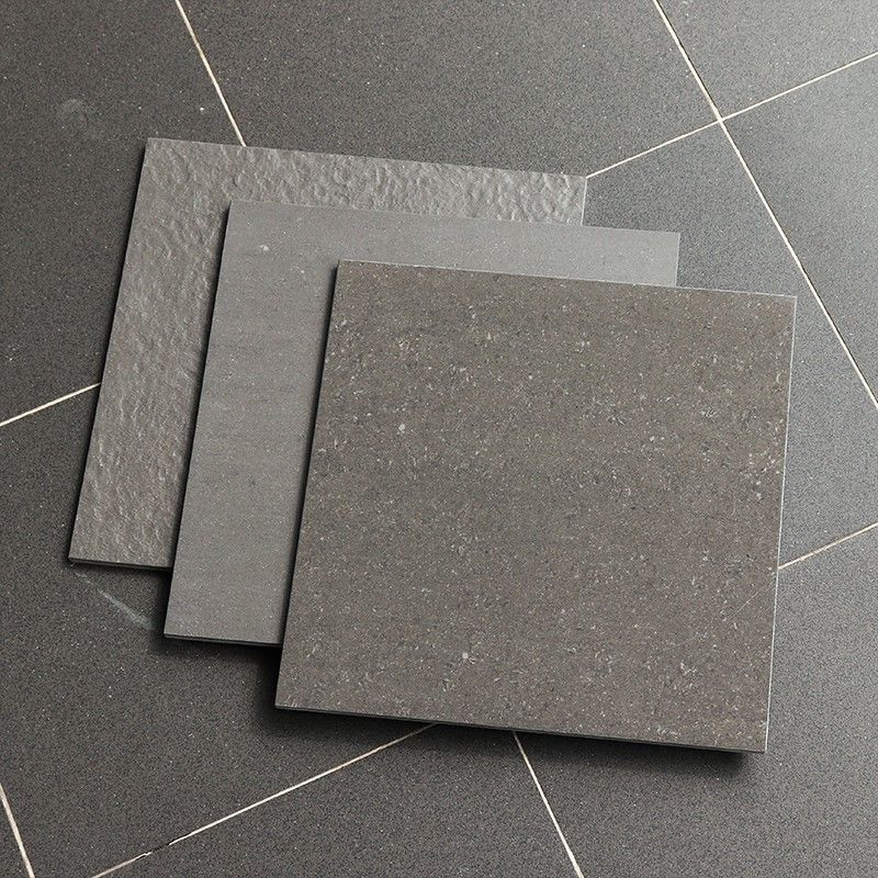 Unglazed Porcellanato Anti Slip Floor Tiles Indoor Grey Polished Porcelain Tiles