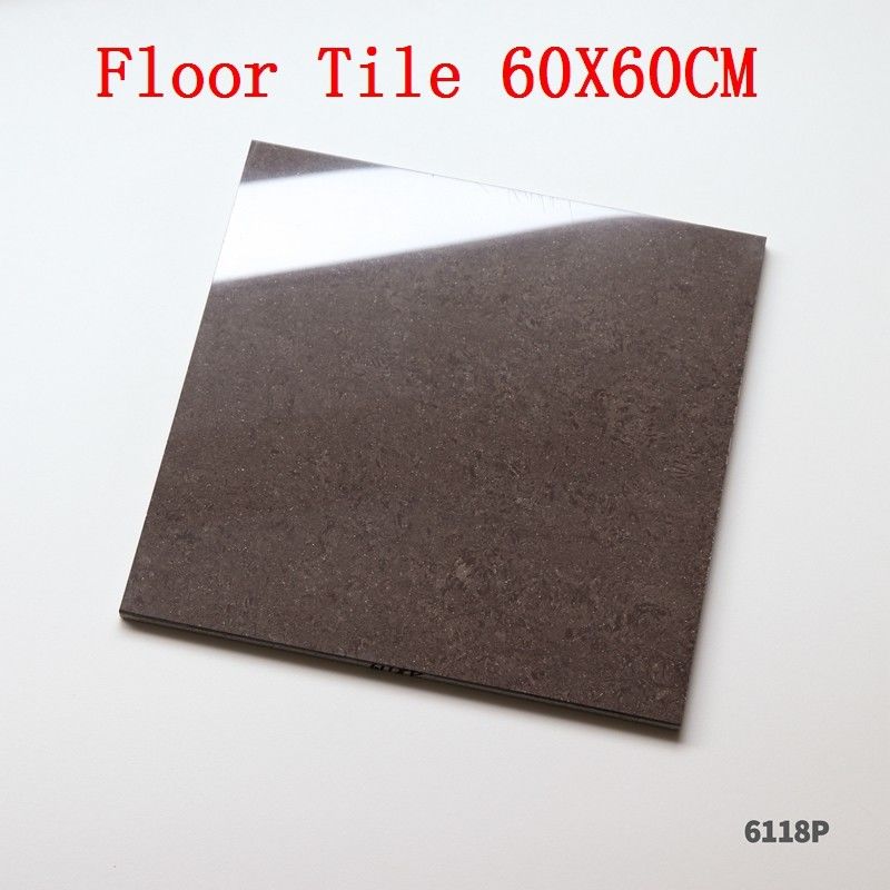 60x60cm Double Loading Glossy / Matt Surface Black White Brown Color Floor Tile