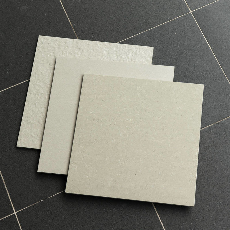 Double Loading White Polished Porcelain Floor Tiles 600X600 Wear Resistant