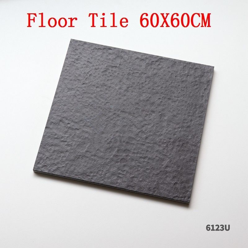 Vitrified Living Room Floor Tiles Golden Vein 60x60 Dark Brown Porcelain Glazed Flooring Tile