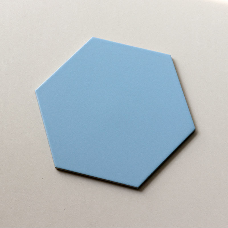 Colored Glaze Hexagon Ceramic Tile Kitchen Bathroom Hex Mosaic Floor Tile