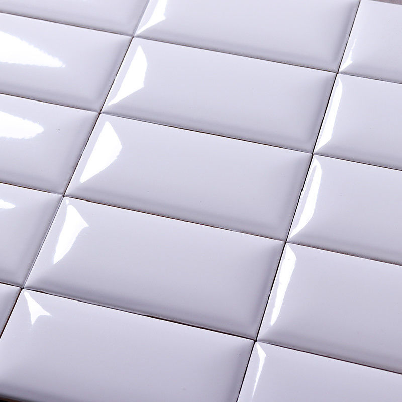 75X150mm Size Interior Wall Usage Ceramic Bread-look Subway Tiles in White