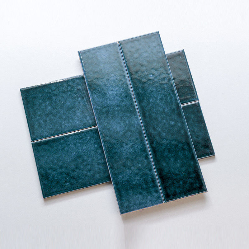 Indoor Glazed Handmade Wall Tiles 100x300 Wear Resistant Three Dimensional
