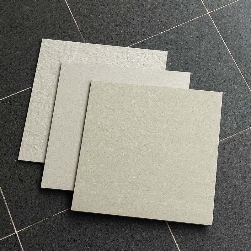 Unglazed Porcellanato Anti Slip Floor Tiles Indoor Grey Polished Porcelain Tiles