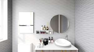 bathroom using Porcelain Tiles