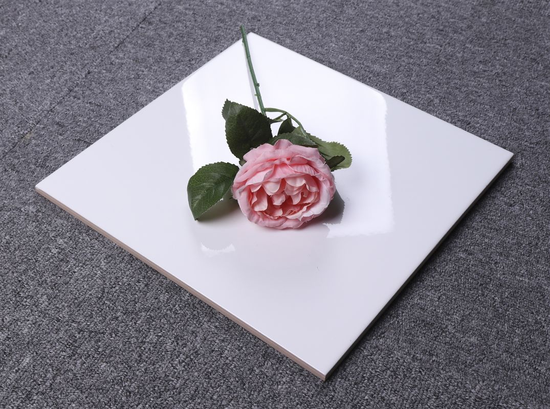 12x12 White Ceramic Subway Tile Backsplash In Modern Kitchen Wear Resistant