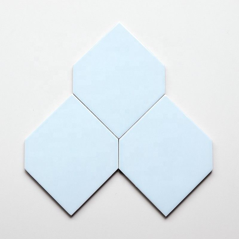 15x15cm Decorative Subway Tile Ceramic Glazed Wall Tiles Rhombus Design